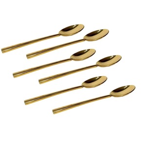 Ensemble de couverts en or de la plus haute qualité, couverts en acier inoxydable pour une expérience culinaire raffinée, ensemble de couverts en or champagne mat - Product Image 2