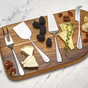 Ensemble de couteaux à fromage de qualité supérieure en acier inoxydable, collection de coupe-fromage pour la restauration - Product Image 1