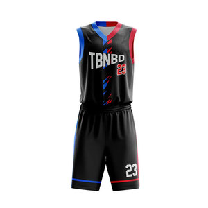 Nouveaux uniformes de basket-ball personnalisés de haute qualité, design tendance, uniformes pour jeunes, vente en gros à prix de gros - Product Image 5
