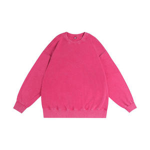 Sweat-shirt ample en coton épais à épaules tombantes, molleton lourd, vente en gros, OEM - Product Image 3