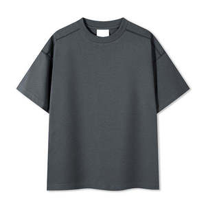 เสื้อยืดหนาน้ำหนักมากสำหรับผู้ชาย ทรงโอเวอร์ไซส์ สำหรับงานสตรีทแวร์ ผลิตในสหรัฐอเมริกา - Product Image 1