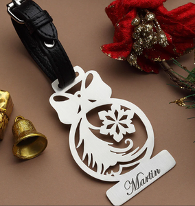 Étiquette de bagage de Noël personnalisable - Product Image 1