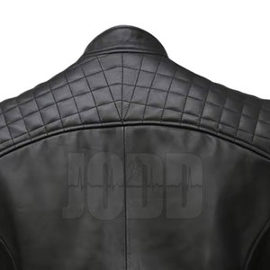Factory Direct Men's <b>Winter</b> <b>Leather</b> <b>Jacket</b> 2026 High Street Stand Collar Front Logo Custom Colors Plus Size High Quality - Product Image 5
