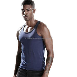 Custom <b>Mens</b> Quick Dry Cotton Tank Top Summer Casual Fitness <b>Gym</b> <b>Vest</b> and Workout Muscle Bodybuilding Singlet - Product Image 1