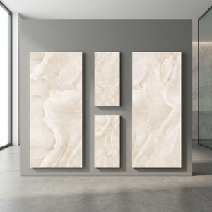Carreaux de céramique émaillés de métro 60x120mm Rectifiés Design simple Carreaux de porcelaine polis à l'aspect marbre de Carrare - Product Image 3