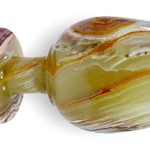 Copa Grande de Ónix Moderna Hecha a Mano con Acabado Antiguo, Taza de Piedra Natural Ecológica para Uso en la Cocina - Product Image 6