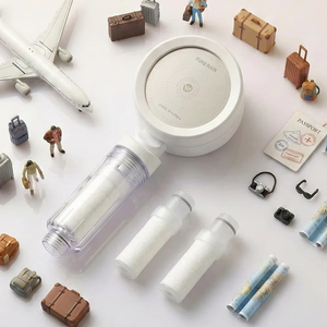 NUEVO PR-8TS 2026, Cabezal de Ducha de Viaje Pure Rain con Filtro, Hecho en Corea, Compacto y Pequeño, con Fuerte Presión de Agua - Product Image 1