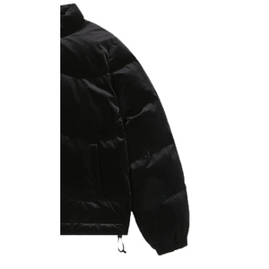 Waterproof Windproof Eco-Friendly Breathable Casual Winter Jacket Pockets Wholesale Custom OEM Printed <b>Fleece</b> Puffer Stand Men - Product Image 4
