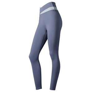 Leggings de Yoga de Cintura Alta para Mujer, Ecológicos, de Spandex/Nylon, Largos, de Secado Rápido, Elásticos, para Gimnasio, Fitness, Entrenamiento, Sin Costuras, con Logotipo Personalizado - Product Image 1