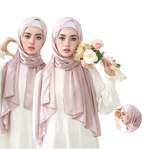 Custom Plain Hijab for Women Premium Soft Islamic Headscarf Wholesale Manufacturer Supply Women Autumn Recyclable - Product Image 4