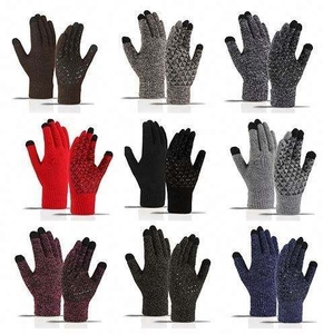 Winter Fashion Five Finger Cotton <b>Gloves</b> Warm Soft Full Finger <b>Thermal</b> <b>Gloves</b> for <b>Men</b> and Women Outdoor Cold Weather <b>Gloves</b> - Product Image 5