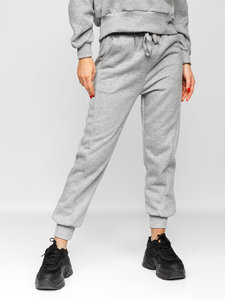 Completo da donna vintage con felpa ricamata e pantaloni larghi a vita alta, nuovo design OEM, <span class=keywords><strong>tuta</strong></span> invernale con strass e <span class=keywords><strong>pizzo</strong></span>, tinta unita - Product Image 2