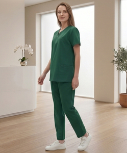 Custom Short Sleeve Nurse Scrub Scrub Suit \ Short Sleeve Nurse Scrub Pants | Surgical <b>Doctors</b> Hospital Suit Nursing Scrubs <b>Set</b> - Product Image 4