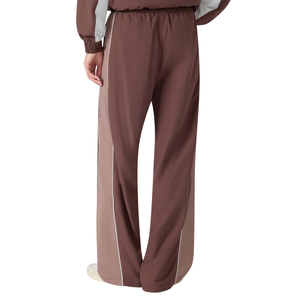 Women Hooded Full <b>Zip</b> Tracksuit With <b>Trousers</b> Contrast Sleeve Panel Casual Lounge Outfit Wholesale Custom Two Piece Clothing Set - Product Image 2