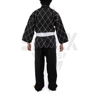 Combinaison de judo pour adultes, ensembles de kimono de BJJ - Uniforme d'arts martiaux en polyester/coton avec ceinture gratuite, séchage rapide et respirant - Product Image 6