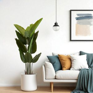 ต้นปาล์มเทียมทรงสูงสำหรับ5.2ft นกสวรรค์เทียมสำหรับตกแต่งในร่มกลางแจ้งบ้านสำนักงานสวน2ชิ้น/เซ็ต - Product Image 6