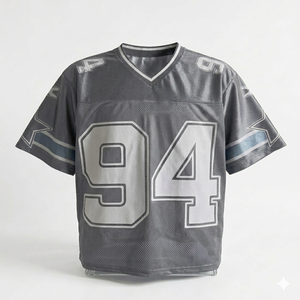 เสื้อกีฬาตาข่ายระบายอากาศเสื้อเจอร์ซีย์ชื่อและหมายเลขทีมฟุตบอลชุดฝึกฟุตบอล - Product Image 5