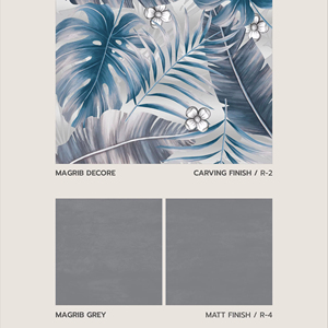 Carreaux de porcelaine pour intérieur 60x60 cm, façonnés avec des détails de sculpture mate pour une fluidité de design au sol et un revêtement texturé. - Product Image 1