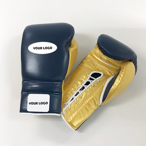 Best Quality Cowhide Leather Customized Comfortable Lightweight Breathable <b>Moisture</b>-Wicking Professional Winning Boxing <b>Gloves</b> - Product Image 2