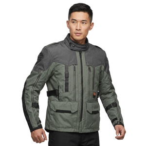 Men's Motorcycle <b>Jacket</b> Full Sleeve Windproof Polyester All Seasons Riding Gear - Product Image 6