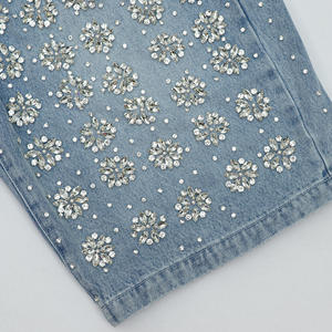 Streetwear Baggy Digital Printing Solid Oversize Men's Denim Shorts <b>High</b> Quality - Product Image 4