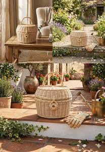 Cesta de Mimbre Artesanal con Cierre - Product Image 6