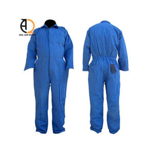 Ropa de Seguridad Personalizada, Traje de Trabajo Azul de Algodón para Construcción, Uniforme de Trabajo, Overol de Seguridad con Logotipo Personalizado - Product Image 3