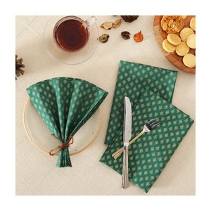 Yellow Colour Matching Custom Made Stylish Standard Vintage Absorbent Water Soaking Cleaning Premium Durable Chinese Napkins - Product Image 3