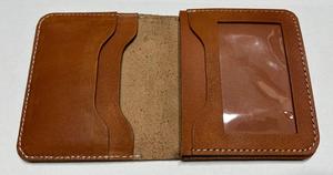 Genuine Leather Business <b>Card</b> <b>Holder</b> <b>Wallet</b> Brown Leather Id Badge <b>Card</b> <b>Holder</b> Purse Leather <b>Card</b> <b>Holder</b> <b>Wallet</b> - Product Image 3