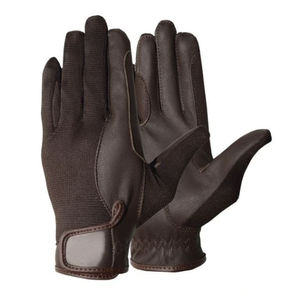 Gants d'équitation de luxe pour femmes en cuir véritable de qualité supérieure, respirants, avec logo personnalisé, approvisionnement direct usine 2026 - Product Image 5