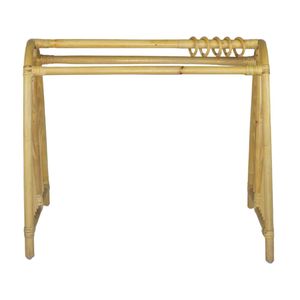 Minimalist Rattan Infant Activity Gym Baby Play Gym a Stylish Furniture Product with Hanging Toys <b>Frame</b> for Bedroom Cribs - Product Image 2