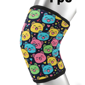 Genouillère de compression en néoprène 7 mm pour musculation, haltérophilie et squat, réglable - Product Image 4