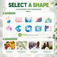 Capsules de lessive BloomWell Flash 3-en-1 |   Nettoyage en profondeur 8X et parfum longue durée 72H