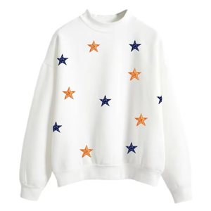 Sudaderas con Logotipo de Equipos Famosos de Escuelas Secundarias, Sudaderas Blancas Casuales Personalizadas para Mujer, Súper Suaves, Cómodas y a la Moda - Product Image 2