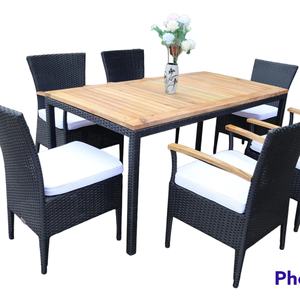 PRCF-005 - Poly Rattan <b>Dining</b> <b>Set</b> for <b>Bistro</b>/Restaurant - Product Image 1