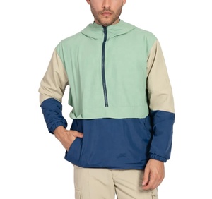 Veste d'extérieur imperméable et coupe-vent OEM avec tissu en nylon écologique de haute qualité, veste coupe-vent décontractée pour hommes - Product Image 1