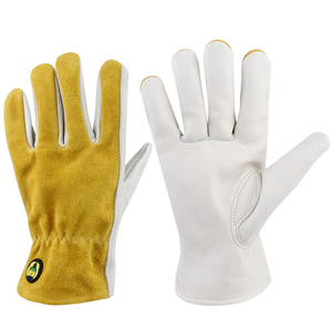 Guantes de Trabajo de Cuero Vacuno de Primera Calidad, Guantes de Seguridad Industriales para Construcción, Jardinería, Protección, Resistentes a la Abrasión - Product Image 4