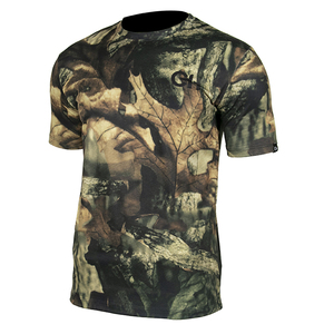 T-shirt de chasse à impression numérique Camopic Fire 3D fabriqué en Turquie, vente en gros - Product Image 6