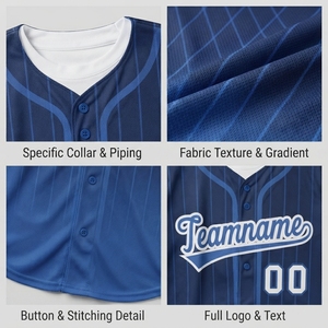 Camiseta de béisbol lisa al por mayor para hombre, personalizada, 100% poliéster, con botones, manga corta, para entrenamiento deportivo en equipo - Product Image 3