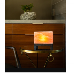 Lampe de sel de l'Himalaya sculptée à la main IMPEX PAKISTAN, artisanat naturel, éclairage et décoration d'intérieur, cadeau d'anniversaire - Product Image 4