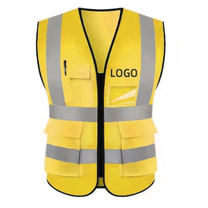 Chaleco de Seguridad Reflectante para Trabajo Nocturno en Exteriores con Logotipo, Chaleco de Seguridad Reflectante para Invierno, Chaleco de Seguridad Reflectante para Ingenieros - Product Image 4