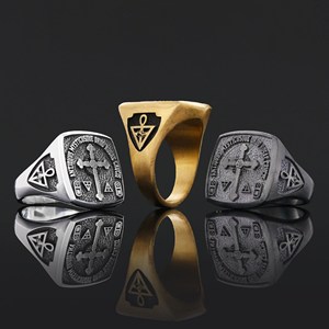Bague BOJ RCJ 018 personnalisée en argent et diamant, bague de diplôme universitaire unisexe, cadeau pour les occasions de fête, prix bas - Product Image 1