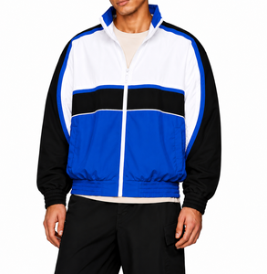 Ensemble de vêtements de sport pour hommes, coupe-vent, pantalon cargo, logo personnalisé, vente en gros OEM - Product Image 1