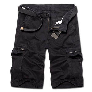 Shorts de golf décontractés en polyester pour hommes, logo personnalisé, séchage rapide, évacuation de l'humidité, shorts cargo de couleur unie, shorts sexy - Product Image 3
