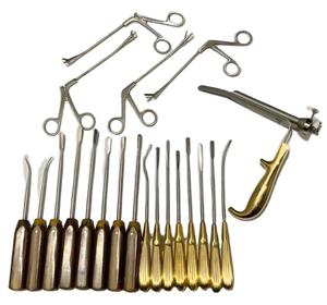 Juego de Instrumentos para Lifting Facial para Cirugía Endoscópica, Incluye Tubo de Succión Fraizer, Lifting Facial Manual de Acero, Narham Enterprises - Product Image 1