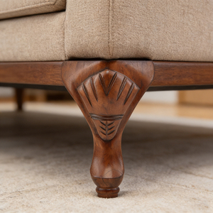 Queen Anne Tiger Claw Table Basse Jambe Qualité Sculptures Sur Bois Personnalisées pour Chambre Appartement Salle À Manger Salon-Nouveau Produit OEM - Product Image 4