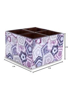 Nouvel arrivage : support à couverts design en bois d'acacia, élégant et raffiné, pour table et cuisine, provenant d'un grossiste indien. - Product Image 4