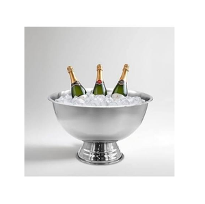 Enfriador de Vino de Acero Inoxidable para Eventos y Fiestas, Cuenco Enfriador de Botellas de Vino de Acero Inoxidable para Bar - Product Image 1
