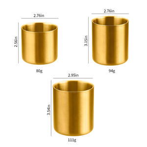Vaso de Acero Inoxidable 304 de Doble Pared con Aislamiento al Vacío para Agua, Café y Té, Vaso de Lujo para Beber - Product Image 2