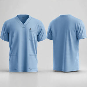 Vente Flash : Blouses d'Infirmière Médicales avec Poches, Chemises en Coton pour Soignants - Product Image 4